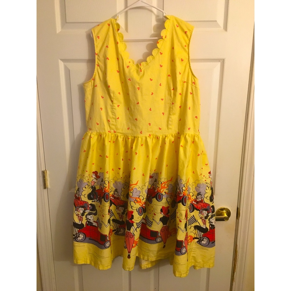 Lindy Bop 50s drag racer print